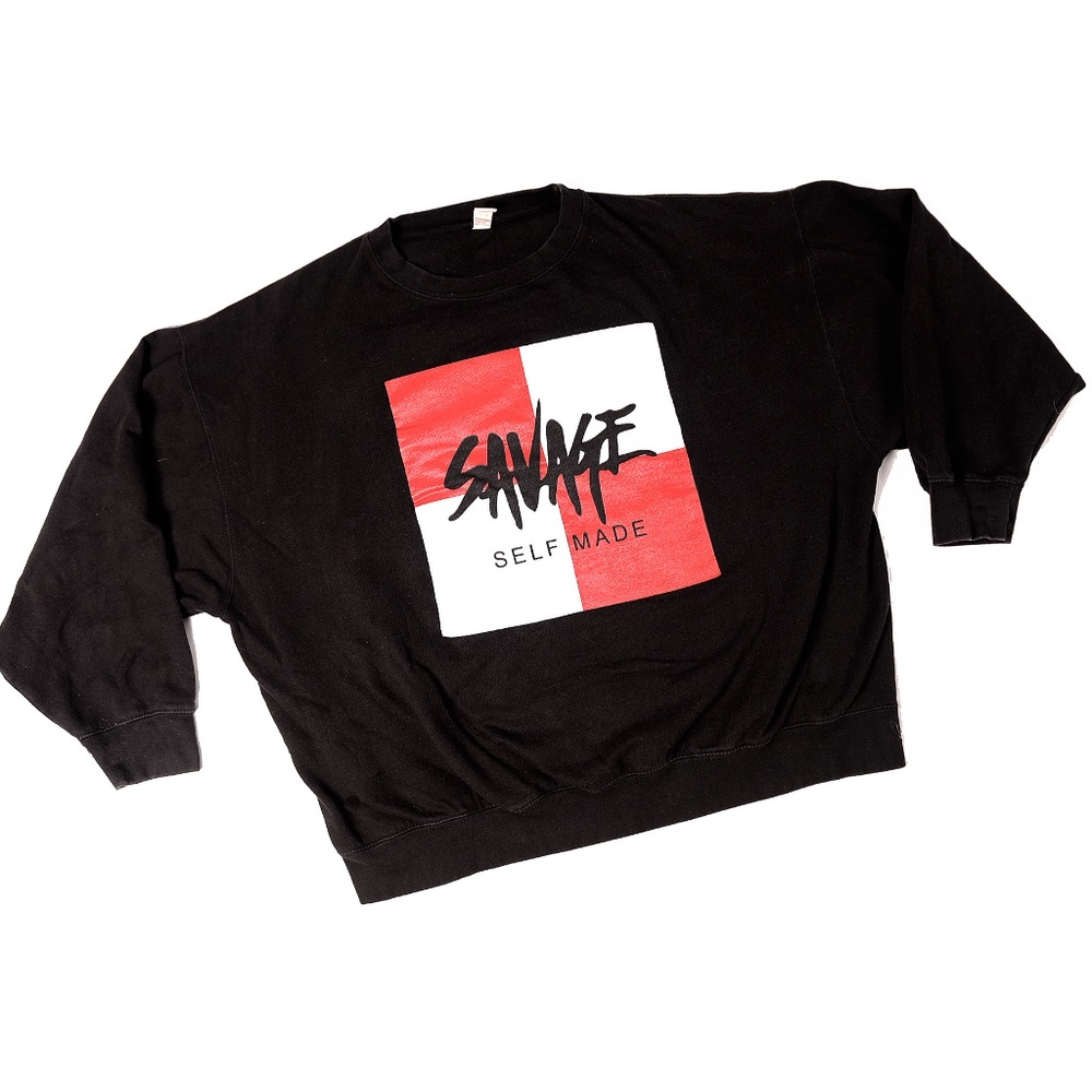 Flying Horse Sweatshirt Savage Self Made